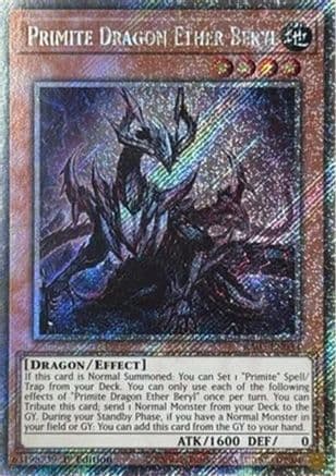Primite Dragon Ether Beryl (Platinum Secret Rare) — Rarity Collection 5