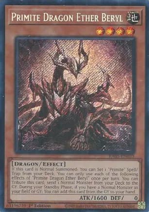 Primite Dragon Ether Beryl (Secret Rare) — Rarity Collection 5