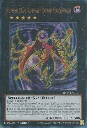 Number C104: Umbral Horror Masquerade (Ultimate Rare) — Rarity Collection 5