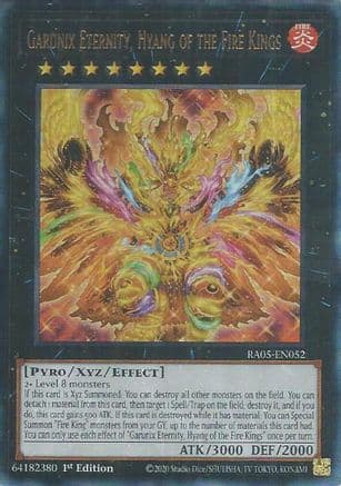 Garunix Eternity, Hyang of the Fire Kings (Ultimate Rare) — Rarity Collection 5