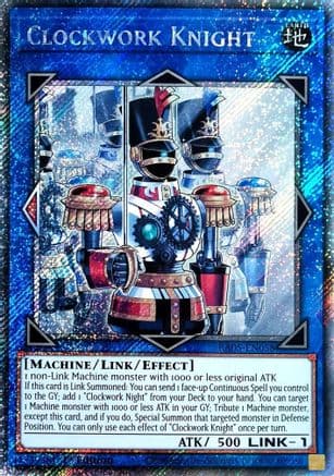 Clockwork Knight (Platinum Secret Rare) — Rarity Collection 5