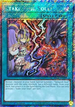 Stake your Soul! (Platinum Secret Rare) — Rarity Collection 5