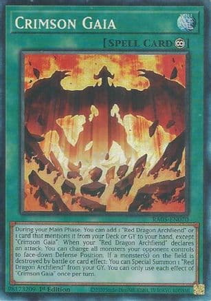 Crimson Gaia (Collector's Rare) — Rarity Collection 5