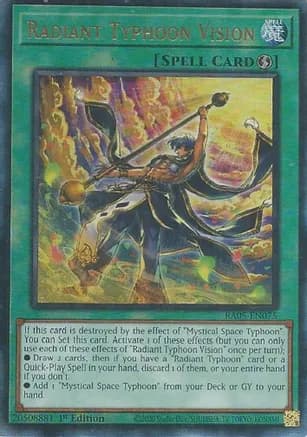 Radiant Typhoon Vision (Ultimate Rare) — Rarity Collection 5