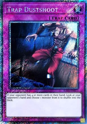 Trap Dustshoot (Platinum Secret Rare) — Rarity Collection 5
