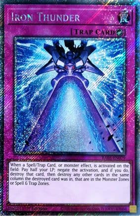 Iron Thunder (Platinum Secret Rare) — Rarity Collection 5