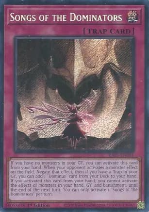 Songs of the Dominators (Secret Rare) — Rarity Collection 5