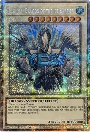 Trishula, Dragon of the Ice Barrier (Starlight Rare) — Rarity Collection 5
