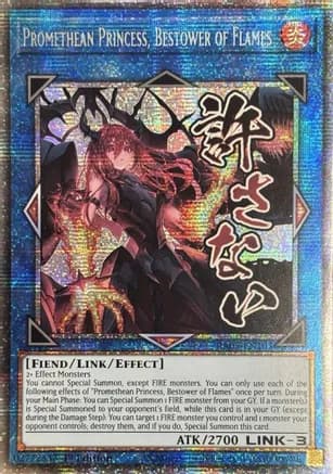 Promethean Princess, Bestower of Flames (Starlight Rare) — Rarity Collection 5