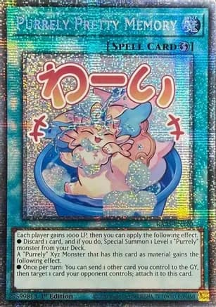 Purrely Pretty Memory (Starlight Rare) — Rarity Collection 5