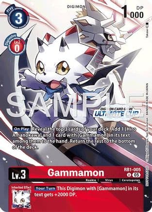 Gammamon - RB1-005 (Ultimate Cup 26-27 Season 1 Top 16) — Resurgence Booster