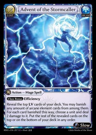 Advent of the Stormcaller — Radiant Origins