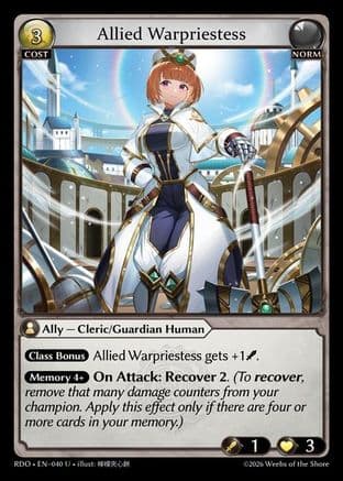 Allied Warpriestess — Radiant Origins