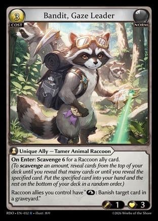 Bandit, Gaze Leader — Radiant Origins