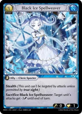 Black Ice Spellweaver — Radiant Origins