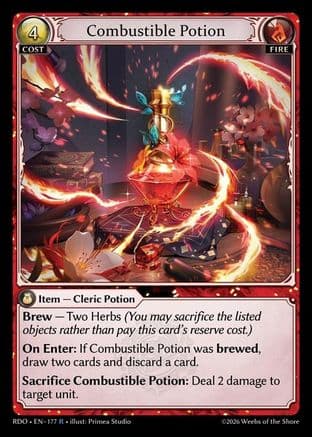 Combustible Potion — Radiant Origins