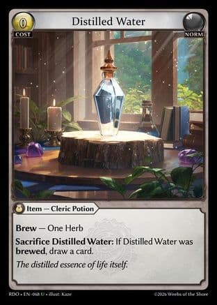 Distilled Water — Radiant Origins
