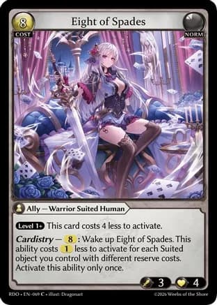 Eight of Spades — Radiant Origins