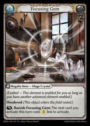 Focusing Gem — Radiant Origins