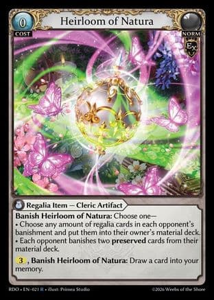 Heirloom of Natura — Radiant Origins