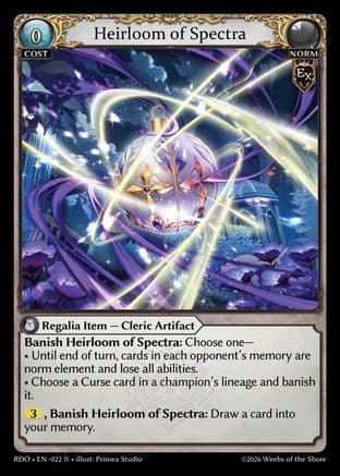 Heirloom of Spectra — Radiant Origins