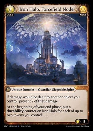 Iron Halo, Forcefield Node — Radiant Origins