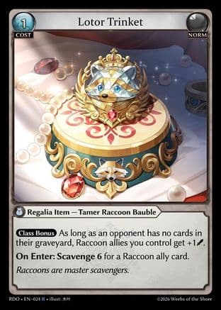 Lotor Trinket — Radiant Origins