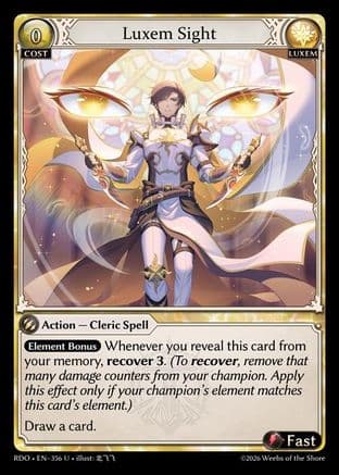 Luxem Sight — Radiant Origins