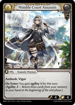 Nimble Court Assassin — Radiant Origins