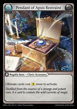 Pendant of Apsis Restraint — Radiant Origins