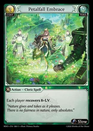 Petalfall Embrace — Radiant Origins