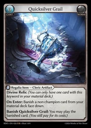 Quicksilver Grail — Radiant Origins