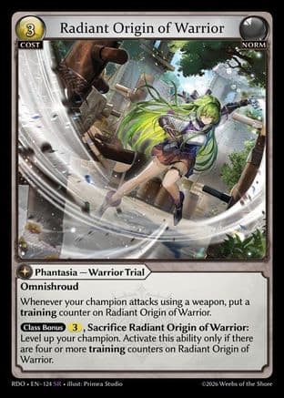 Radiant Origin of Warrior — Radiant Origins