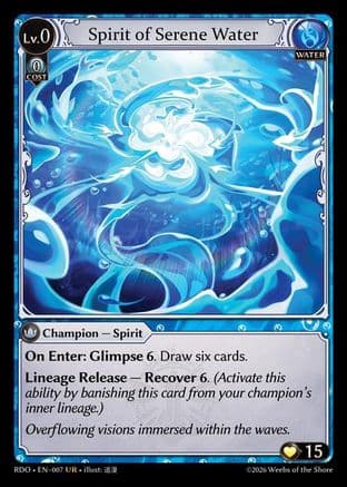 Spirit of Serene Water — Radiant Origins