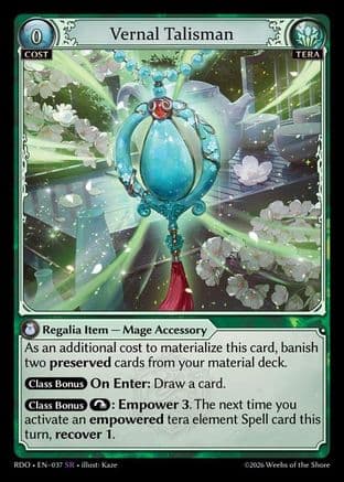 Vernal Talisman — Radiant Origins