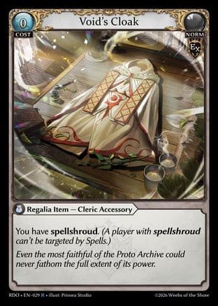Void's Cloak — Radiant Origins