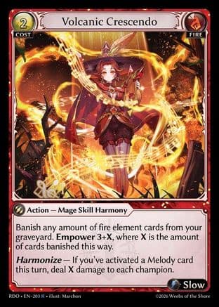 Volcanic Crescendo — Radiant Origins