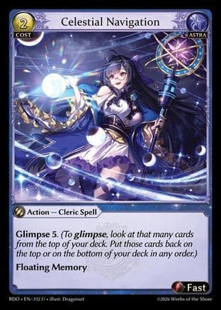 Celestial Navigation (Curio Foil) — Radiant Origins
