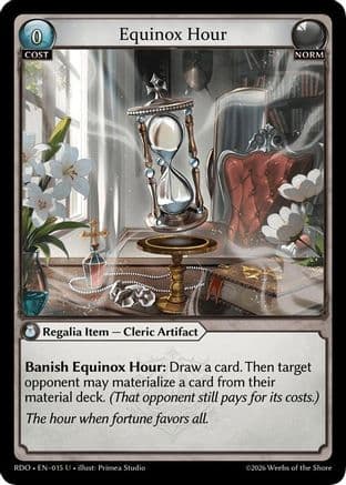 Equinox Hour (Curio Foil) — Radiant Origins