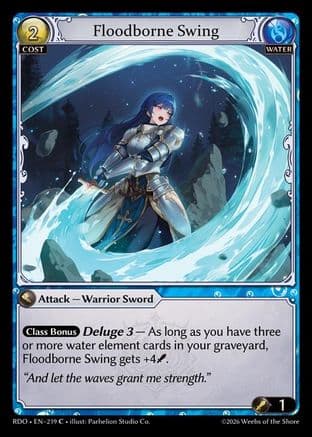 Floodborne Swing (Curio Foil) — Radiant Origins