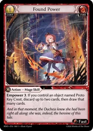 Found Power (Curio Foil) — Radiant Origins