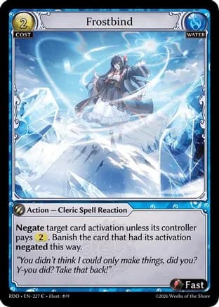 Frostbind (Curio Foil) — Radiant Origins