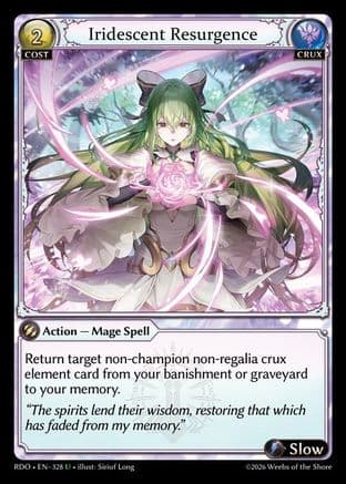 Iridescent Resurgence (Curio Foil) — Radiant Origins