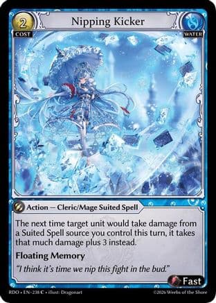 Nipping Kicker (Curio Foil) — Radiant Origins