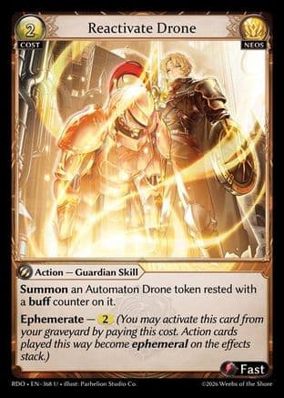 Reactivate Drone (Curio Foil) — Radiant Origins