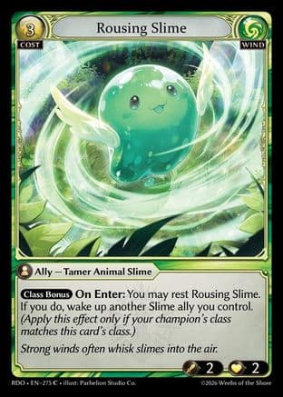 Rousing Slime (Curio Foil) — Radiant Origins