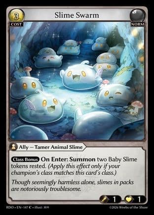 Slime Swarm (Curio Foil) — Radiant Origins