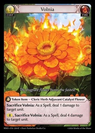 Volnia (Curio Foil) — Radiant Origins