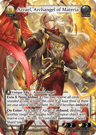 Azrael, Archangel of Materia — Radiant Origins