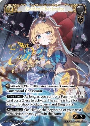 Golden Checkmate (CSR) — Radiant Origins